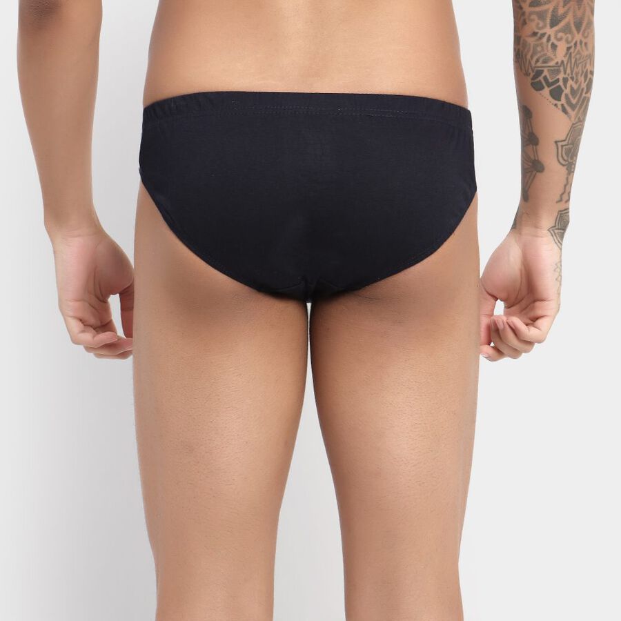 Men's Cotton Brief, Navy Blue, large image number null